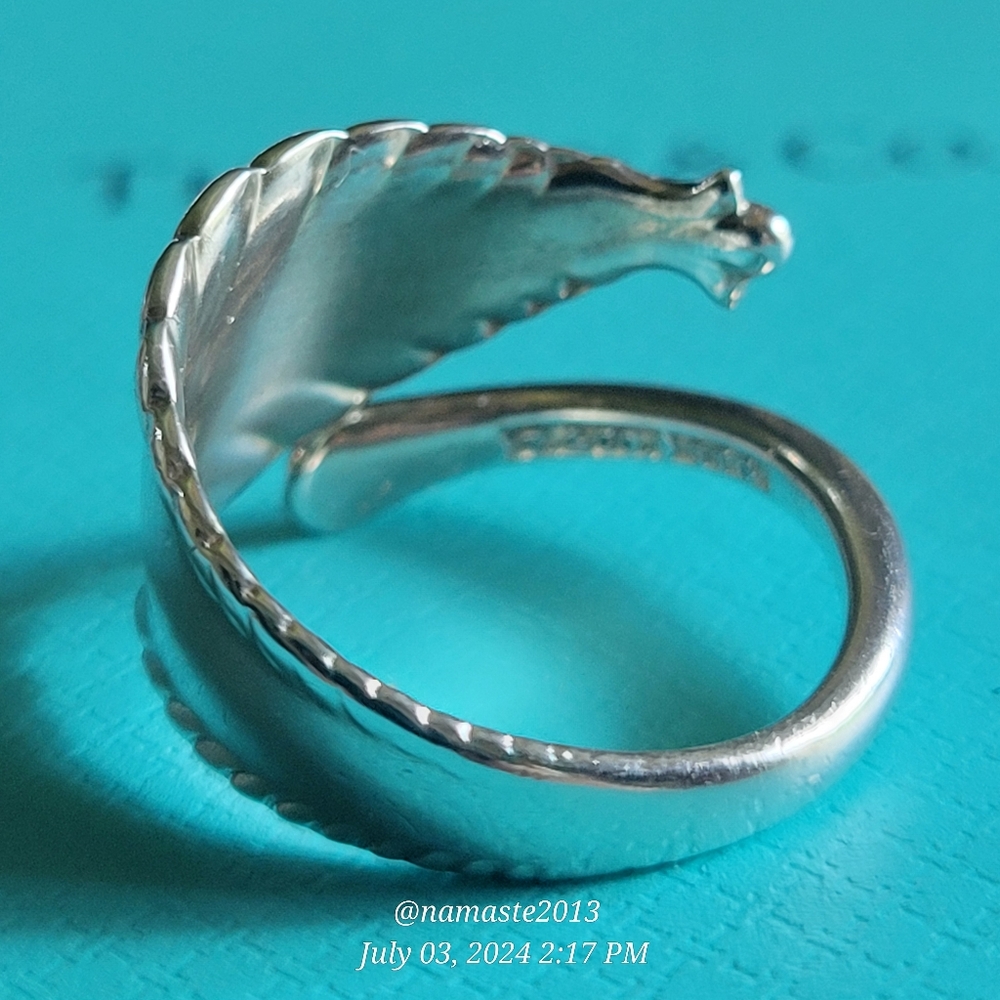 1895 Tiffany & Co. Sterling Silver Scallop  Feather Edge Luxury Spoon-ring #25 - Picture 15 of 16